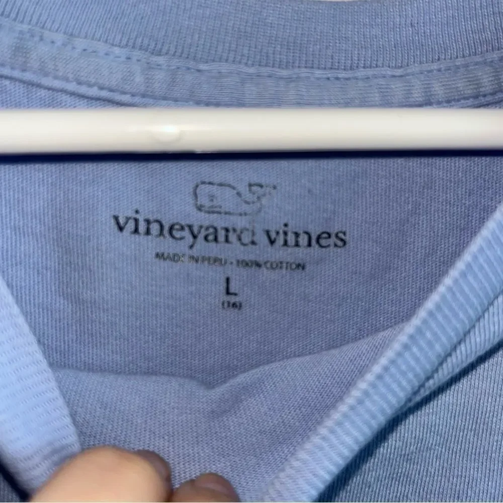 Vineyard Vines Blue Long Sleeve Whale T-Shirt